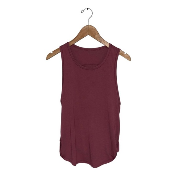 Lululemon Round Two Tank Women's Size 6 US Misty‎ Merlot Twist Relaxed Top - Picture 1 of 12